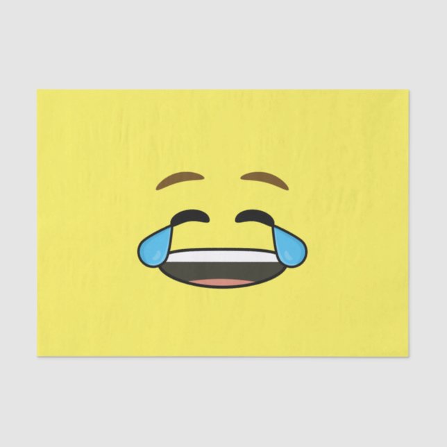 Papel De Seda Emoji de risa (Anverso)