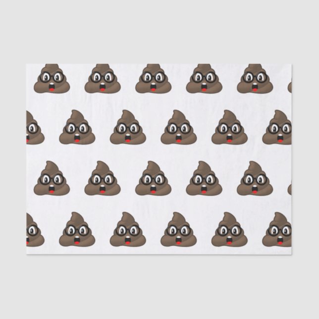 Papel De Seda Emoji del impulso de los vidrios oh (Anverso)