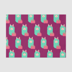 Papel De Seda Emoji femenina de la llama