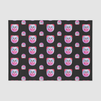 Papel De Seda Emojis de la cara de payaso sombreadas Color Perso