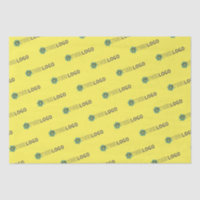 Empaquetado amarillo con logotipo de negocios prom