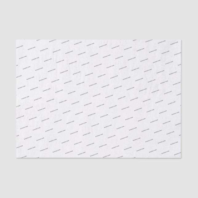 Papel De Seda Empaquetado con marca comercial para personalizado (Anverso)