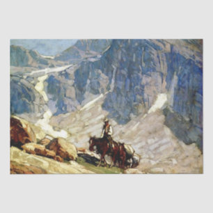 Papel De Seda "Empaquetado" de arte occidental de Edgar Payne