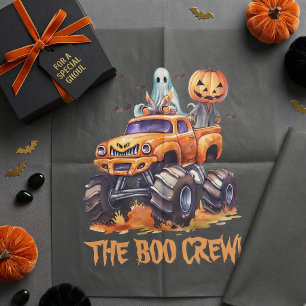 Papel De Seda Empaquetado de Monster Truck para Halloween