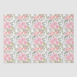 Papel De Seda Empaquetado para pequeñas empresas de flores rosad