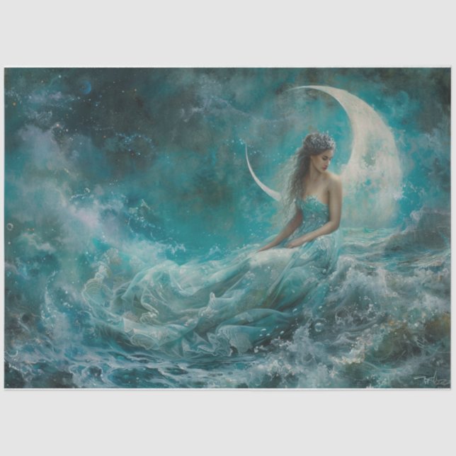 Papel De Seda Empleada del mar (Anverso)