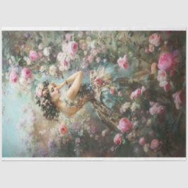 Papel De Seda Empleada en el jardín uno