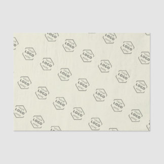 Papel De Seda Empresa de negocios Logotipo personalizado beige