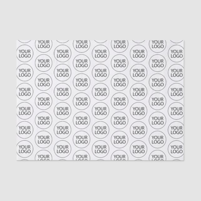 Papel De Seda Empresa personalizada profesional | Logotipo empre (Anverso)