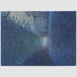 Papel De Seda En Dusk (Paisaje nocturno) (Escena nocturna)