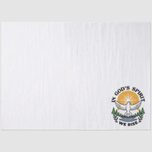 Papel De Seda En el espíritu de Dios que levantamos - Fe y liber