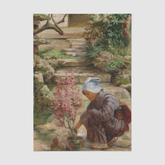 Papel De Seda En el jardín de John Charles Arter (Anverso)