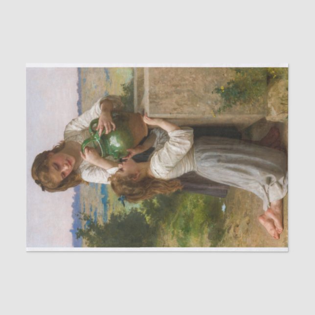 Papel De Seda En la Fuente: William Adolphe Bouguereau (Anverso)