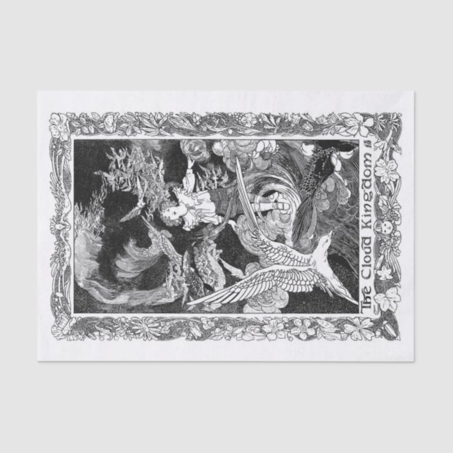 Papel De Seda En las nubes (Anverso)