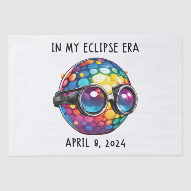 Papel De Seda En mi era del eclipse solar de 2024 (Anverso)