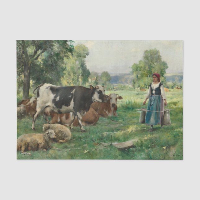 Papel De Seda En una pastelería de Julien Dupre (Anverso)