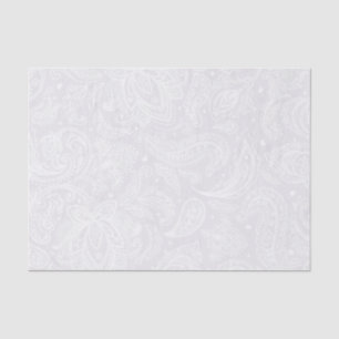 Papel De Seda Encaje de cachemira blanco elegante
