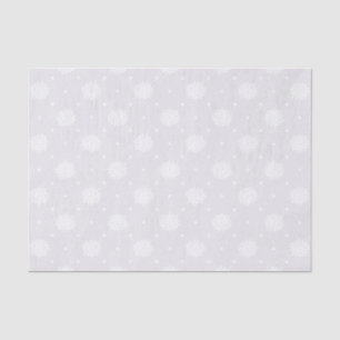 Papel De Seda Encaje Floral Blanco Elegante