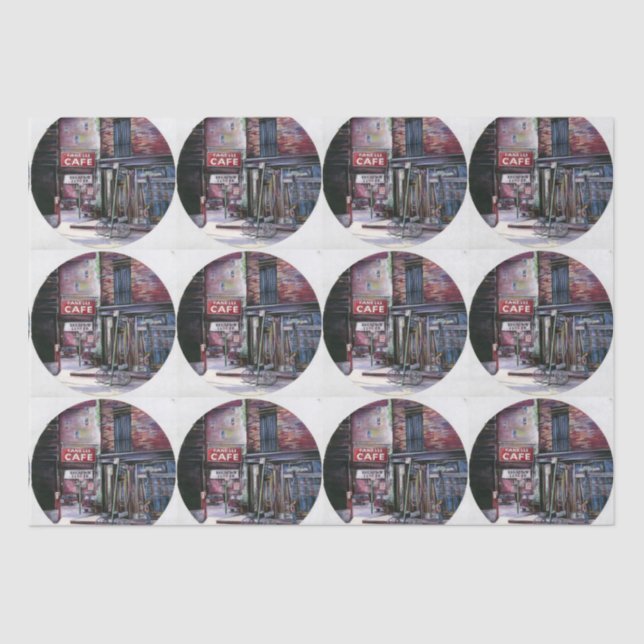 Papel De Seda Encanto Fanelli, Nueva York (Anverso)