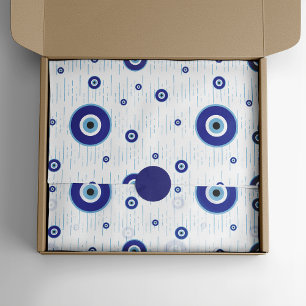 Papel De Seda Encanto ocular tradicional del Nazar Azul malvado