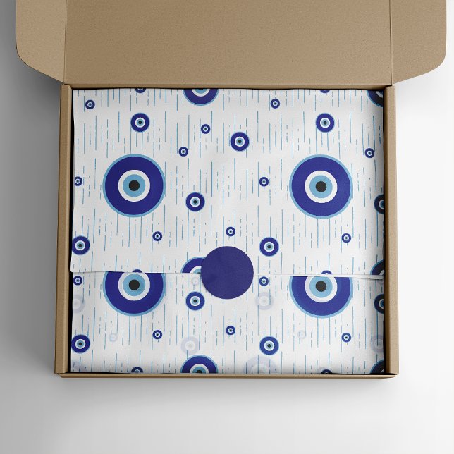Papel De Seda Encanto ocular tradicional del Nazar Azul malvado (Subido por el creador)