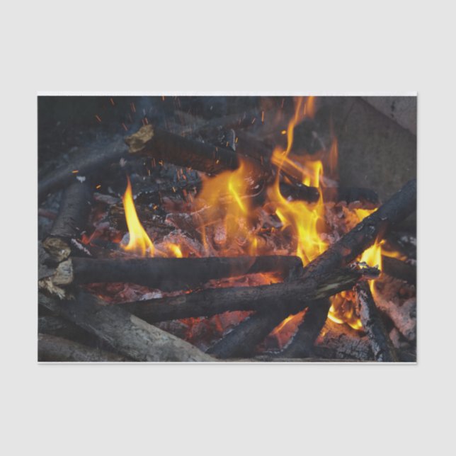 Papel De Seda Encienda las llamas (Anverso)