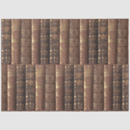 Papel De Seda Encuadernación de lomos de libros antiguos (heráld