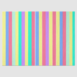 Papel De Seda Energizing Spring Pastel Stripes