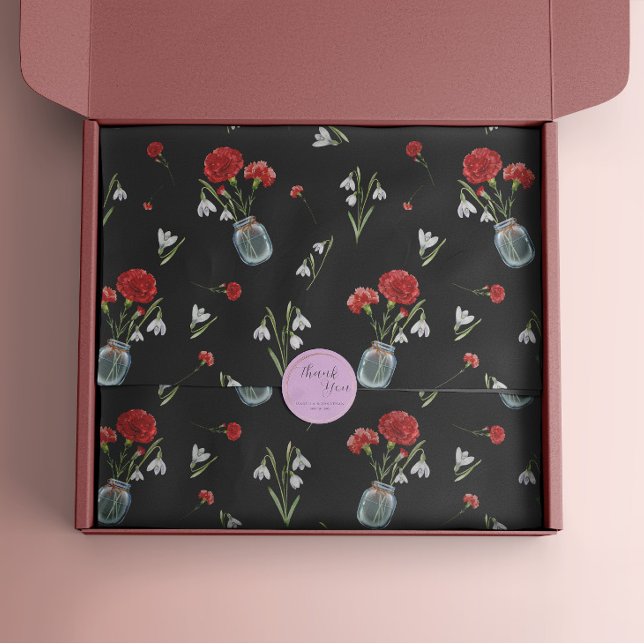 Papel De Seda Enero Mes de Nacimiento Carnación Flor Snowdrop (Subido por el creador)