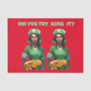 Papel De Seda Enfermera divertida que la hace Thunder_Cove