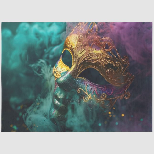 Papel De Seda Enigma Masquerade Diseño Serie 8 (Anverso)
