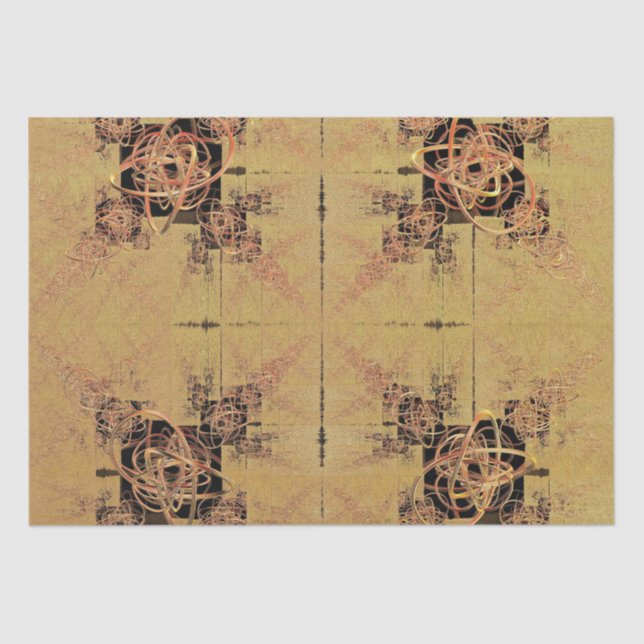 Papel De Seda Enredo dorada (Anverso)