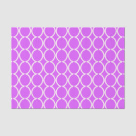 Papel De Seda Enrejado de Ogee Geométrico Rosa Caliente
