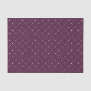 Papel De Seda Enrejado Elegante en Sugar Plum  