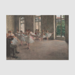 Papel De Seda Ensayo de ballet de Edgar Degas