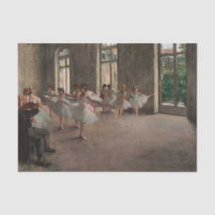 Papel De Seda Ensayo de ballet de Edgar Degas