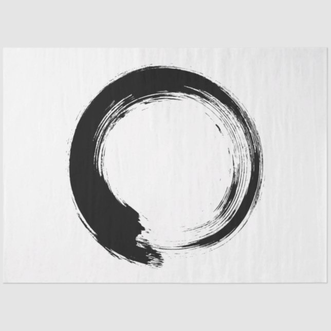 Papel De Seda Enso Zen Circle (Anverso)