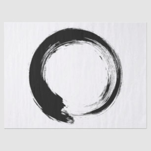 Papel De Seda Enso Zen Circle