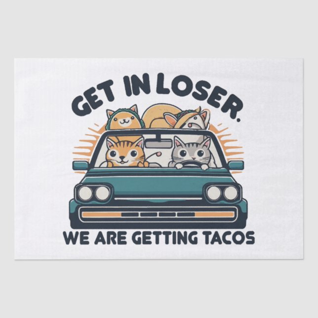 Papel De Seda Entra Perdedor, Vamos a Comer Tacos (Anverso)
