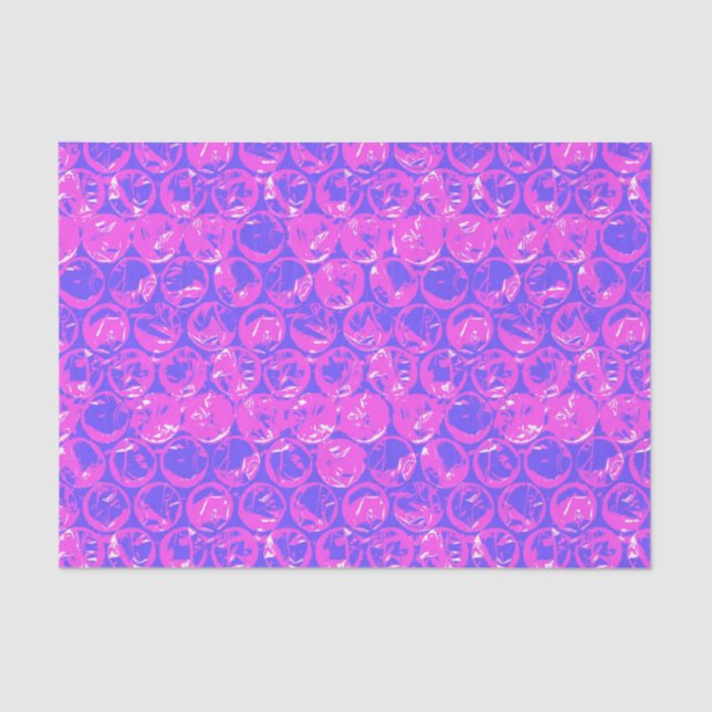 Papel De Seda Envoltura de burbuja de arte pop (Anverso)