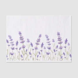 Papel De Seda Envoltura de flores de lavanda