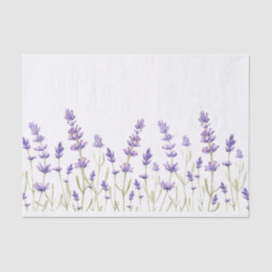 Papel De Seda Envoltura de flores de lavanda