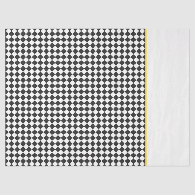 Papel De Seda envoltura de regalo del equipo deportivo de ajedre (Anverso)