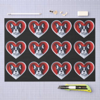 Papel De Seda Envoltura de regalo French Bulldog Cute Frenchie