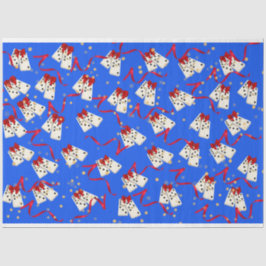 Papel De Seda Envoltura de regalo temática dominó - Navidades