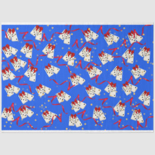 Papel De Seda Envoltura de regalo temática dominó - Navidades