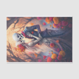 Papel De Seda Envueltos en Amor Eterno, Amantes Góticos Apasiona