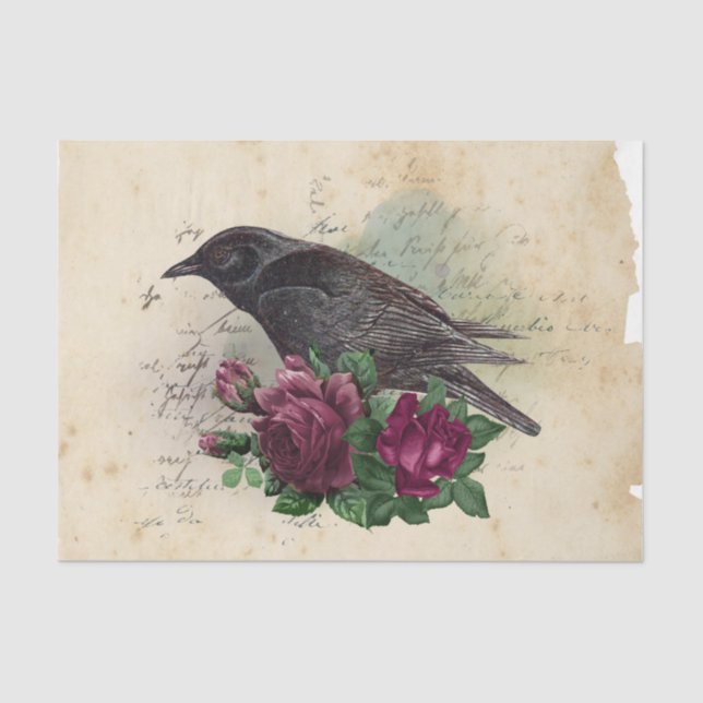 Papel De Seda Ephemera de Brujas Serie de Diseño #10 (Anverso)