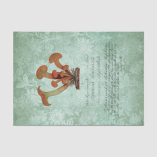 Papel De Seda Ephemera de hongos vendimios
