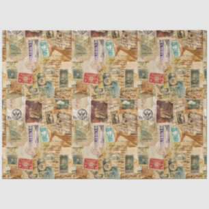 Papel De Seda Ephemera de Postage de edad avanzada